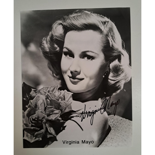 77 - VIRGINIA MAYO
signed 10x8 black and white photograph. With Chaucer certificate of authenticity. Toge... 