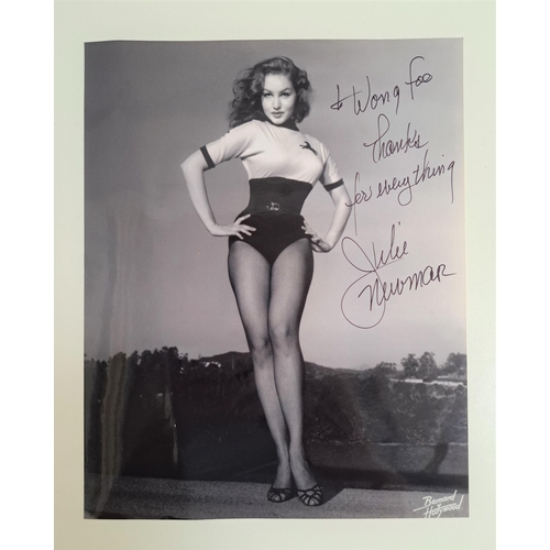 89 - JULIE NEWMAR
signed 10x8 black and white photograph. 'To Wong Foo thanks for Everything' written abo... 