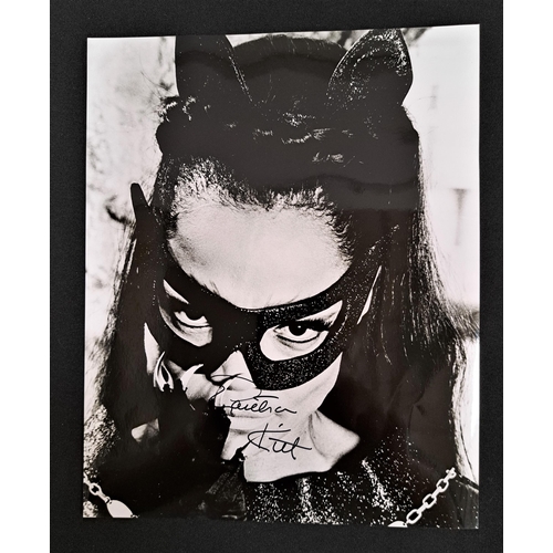 93 - EARTHA KITT
signed 10x8 black and white photograph as Catwoman. With Singing Dreams Autographs Certi... 