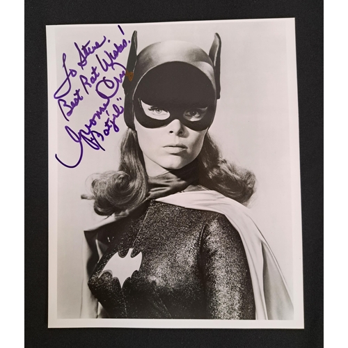 94 - YVONNE CRAIG
signed 10x8 black and white photograph as Batgirl. With Dedication 'To Steve'
Note: Ame... 