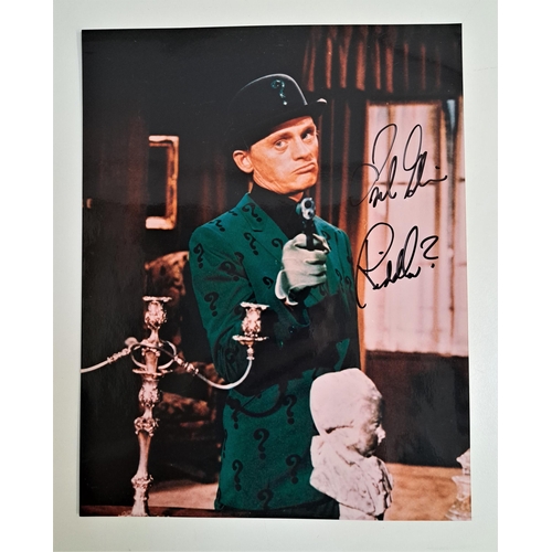 96 - FRANK GORSHIN
signed 10x8 colour photograph as The Riddler. With Greatstone Collections Certificate ... 