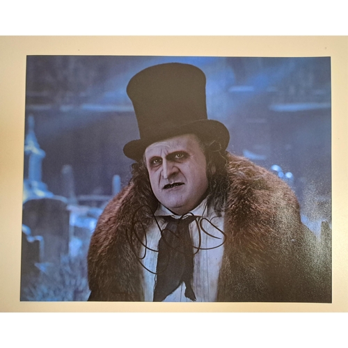 98 - DANNY DEVITO
signed 10x8 colour photograph as The Penguin from Tim Burton's 1992 movie Batman Return... 