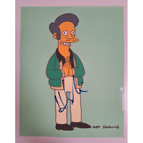 105 - FIVE THE SIMPSONS SIGNED 10x8 CHARACTER SHOTS
comprising Lisa signed by Yeardley Smith; Ned Flanders... 