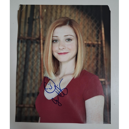 106 - ALYSON HANNIGAN
signed 10x8 colour photograph. 
Note: American actress best known for playing Willow... 