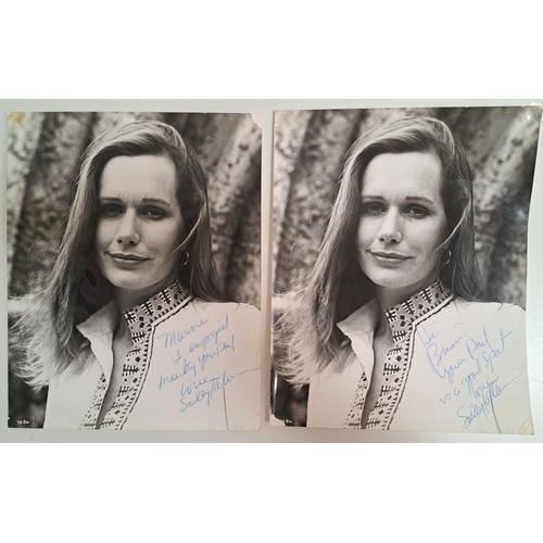 109 - SALLY KELLERMAN
two signed 10x8 black and white photographs. Both with dedication.
Note: American ac... 