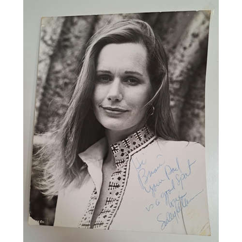 109 - SALLY KELLERMAN
two signed 10x8 black and white photographs. Both with dedication.
Note: American ac... 