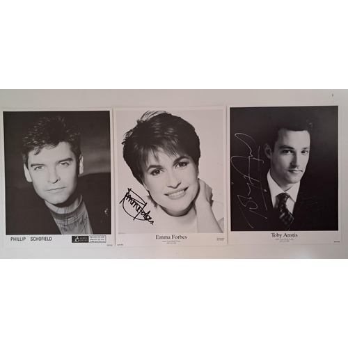 113 - SELECTION OF SIGNED PHOTOGRAPHS OF TV AND RADIO PRESENTERS
including Mark Radcliffe and Marc Riley, ... 