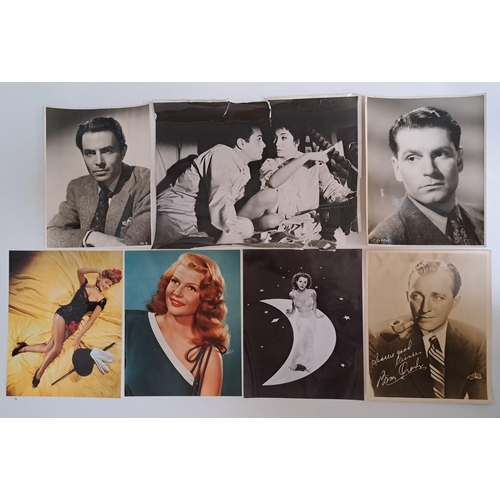 150 - SELECTION OF VINTAGE CELEBRITY PHOTOGRAPHS, PUBLICITY PORTRAITS AND POSTCARDS
including Tony Curtis,... 