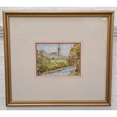 300 - I. RUSSELL
Glasgow university, watercolour, signed, 12cm x 16cm