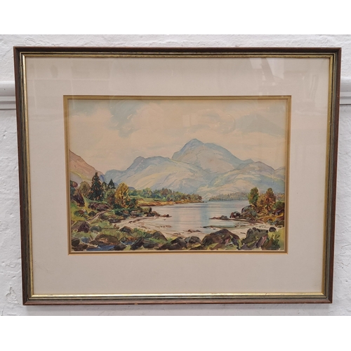 314 - H.G.KERR
Loch Lomond, watercolour, signed, 24cm x 34.5cm