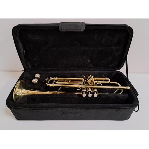 259 - ROSETTI SERIES 5 TRUMPET
in brass with two mouth pieces, marked 89TPTL, in a fitted case