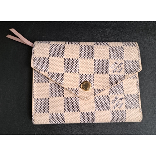 253 - NEW LOUIS VUITTON VICTORINE WALLET
in Damier Azur Canvas