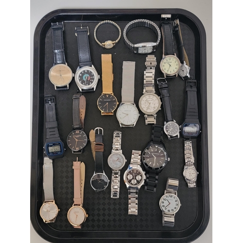 117 - SELECTION OF LADIES AND GENTLEMEN'S WRISTWATCHES
including Limit, Saab, Michael Kors, Christin Lars,... 