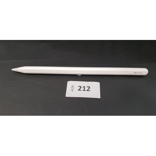 212 - APPLE PENCIL 2ND GENERATION
Note: has faint remains of scratched off personalisation