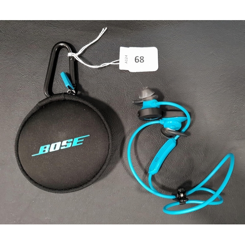 68 - PAIR OF BOSE SOUND SPORT WIRELESS EARBUDS
in Bose case