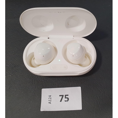 75 - PAIR OF SAMSUNG EARBUDS
in charging case, model SM-R175