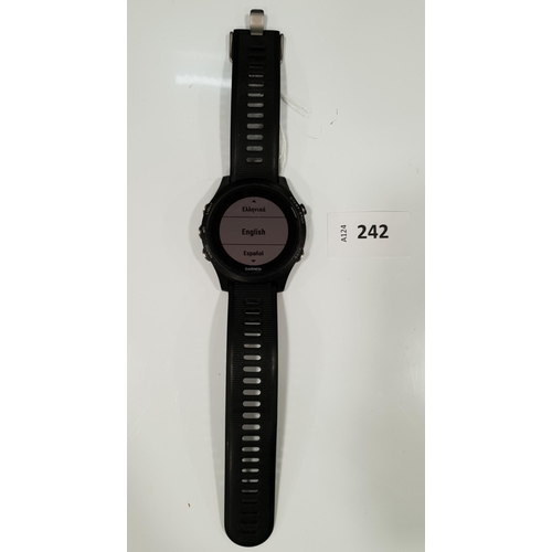 242 - GARMIN FORERUNNER 935 
Note: It is the buyer's responsibility to make all necessary checks prior to ... 