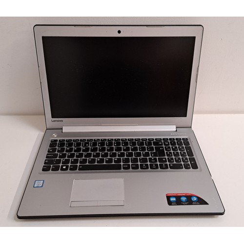 175 - LENOVO IDEAPAD 510-15ISK 
model 80SR; serial number PF0LHTH6; Intel Core i3; Wiped
Note: It is the b... 