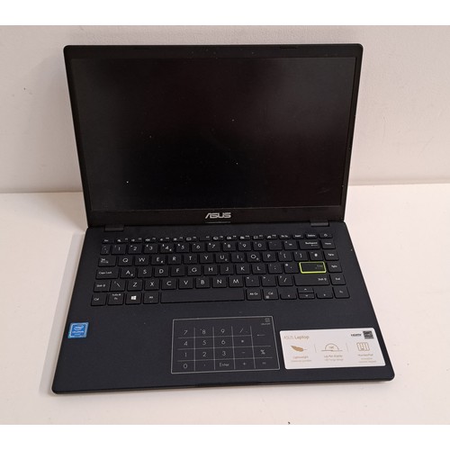 178 - ASUS NOTEBOOK LAPTOP
model E410M; serial number M8N0CX20B52834D; Intel Celeron; Wiped
Note: It is th... 