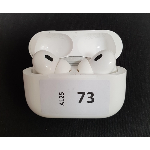 73 - PAIR OF APPLE AIRPODS PRO 2ND GENERATION
in AirPods Magsafe charging case