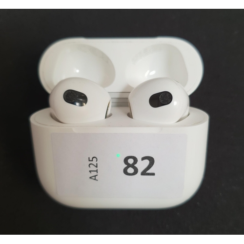 82 - PAIR OF APPLE AIRPODS 3RD GENERATION
in Lightning charging case