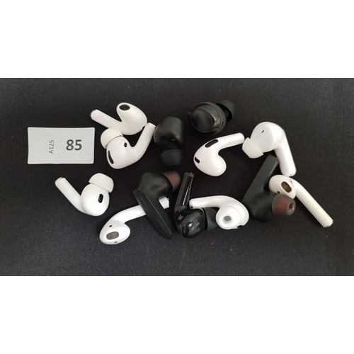 85 - SELECTION OF LOOSE EARBUDS
including Apple (13)