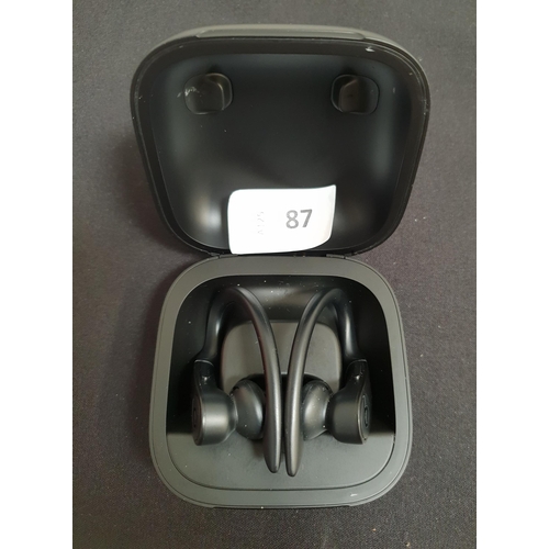 PAIR OF BEATS POWERBEATS PRO TRUE WIRELESS EARBUDS in charging case