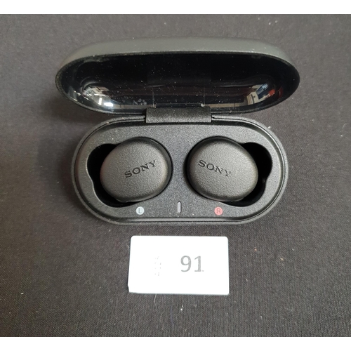 91 - SONY WF-XB700 WIRELESS EARBUDS