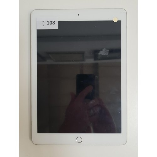 108 - APPLE IPAD 5TH GEN - A1822 - WIFI  
serial number F9FT66F6HLFC. Apple account locked. 
Note: It is t... 