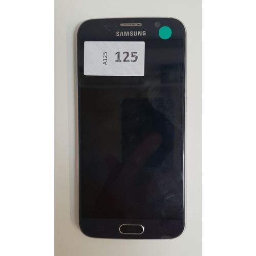 125 - SAMSUNG GALAXY S6
model SM-G920F; IMEI 354607076707110; NOT Google Account Locked.
Note: It is the b... 