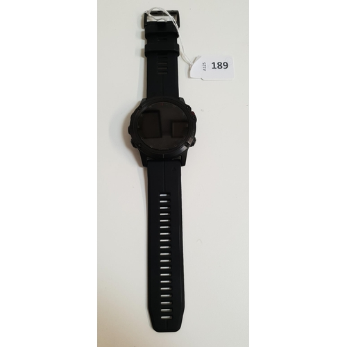 189 - GARMIN FENIX 5X PLUS MULTI SPORT SMART WATCH
serial number 5MM115326
Note: It is the buyer's respons... 