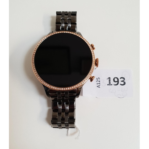 193 - FOSSIL GEN 6 SMART WATCH
model DW13F1; serial number K6F2021433B1934
Note: It is the buyer's respons... 