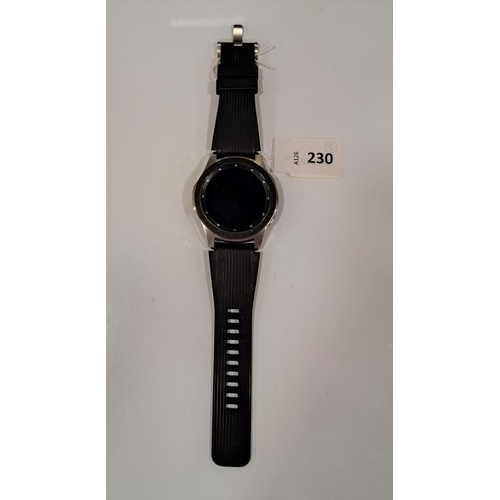 230 - SAMSUNG GALAXY WATCH
model SM-R805F, IMEI 357468093277042
Note: It is the buyer's responsibility to ... 