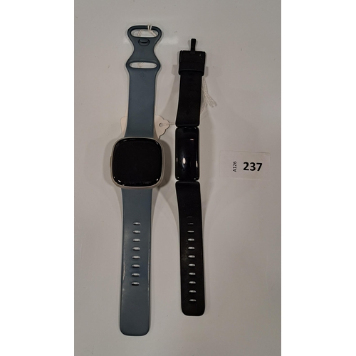 237 - TWO FITBIT FITNESS TRACKERS
comprising a Versa 4 and an Inspire HR