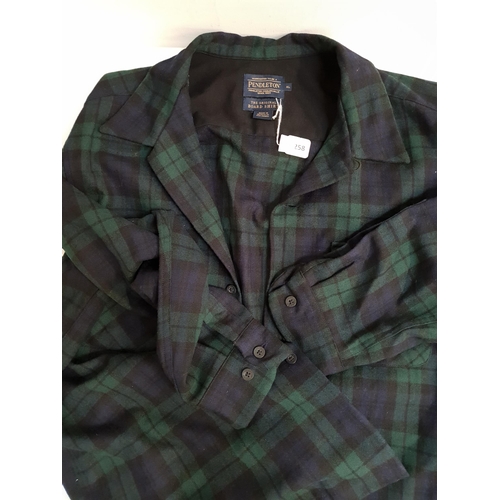 258 - MEN'S PENDLETON CLASSIC BOARD SHIRT
in Black Watch tartan, size XL