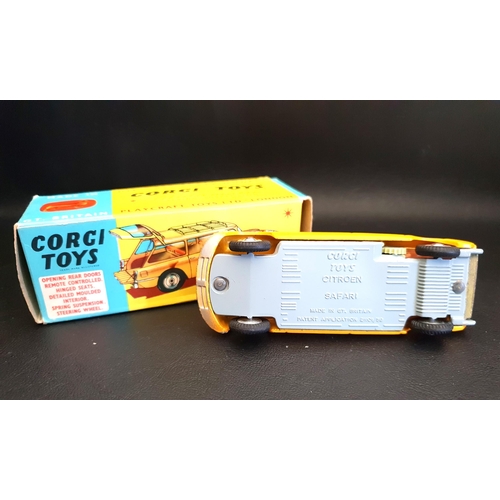 282 - CORGI TOYS No. 436 CITROEN SAFARI ID19 
the yellow body with Wildlife Preservation logo to the bonne... 