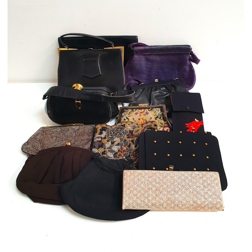 275 - SELECTION OF THIRTEEN VINTAGE HANDBAGS
including one by Fassbender of London and another by Trinity,... 