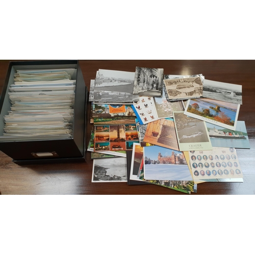 269 - LARGE SELECTION OF POSTCARDS
with views of Scotland, England and around the world (approximately 685... 