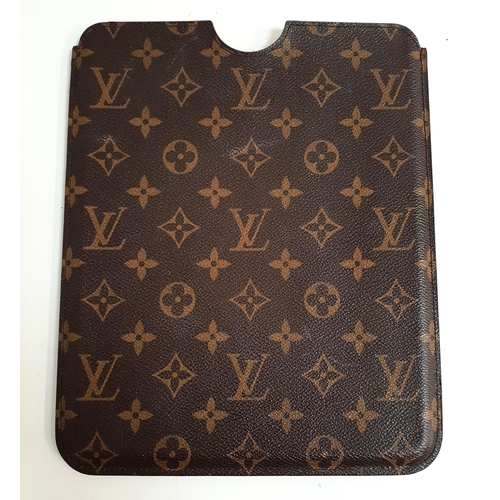 278 - LOUIS VUITTON IPAD SLEEVE
in Monogram Canvas, approximately 20.5cm L x 25cm H x 0.5 W, date code CT0... 