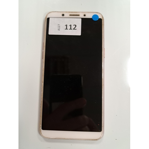 112 - OPPO A83
model TD-LTE; IMEI 868405038606713; NOT Google Account Locked.
Note: It is the buyer's resp... 