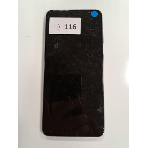 116 - SAMSUNG GALAXY S21
model SM-G991B; IMEI 350517920039533; Google Account Locked.
Note: screen is very... 