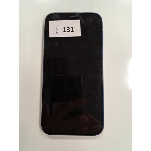 131 - APPLE IPHONE 12
IMEI 355238415740841. NOT Apple Account locked. 
Note: Back very cracked, cracked at... 