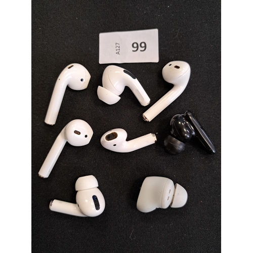 99 - SELECTION OF LOOSE EARBUDS
including Apple, Mixx