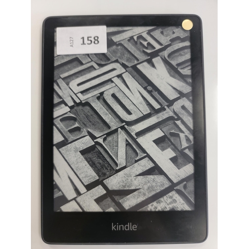 158 - AMAZON KINDLE PAPERWHITE 5 E-READER
serial number G001 PX11 1504 0GE1
Note: It is the buyer's respon... 