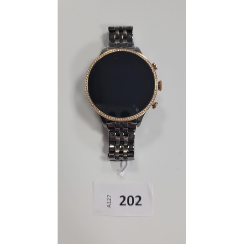 202 - FOSSIL GEN 6 SMART WATCH
model DW13F1; serial number K6F2021433B1934
Note: It is the buyer's respons... 