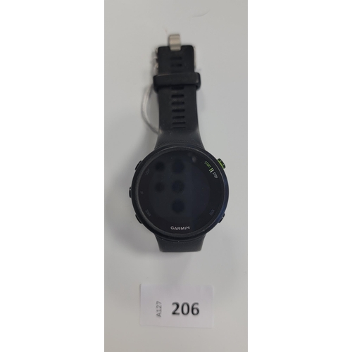 206 - GARMIN FORERUNNER 45
S/N 63Y263573
Note: It is the buyer's responsibility to make all necessary chec... 