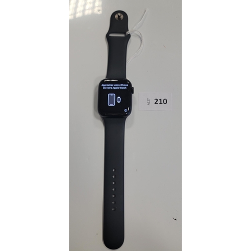 210 - APPLE WATCH SERIES 7
45mm case; model A2474; S/N H6J77K5F4R; Apple Account Locked 
Note: It is the b... 