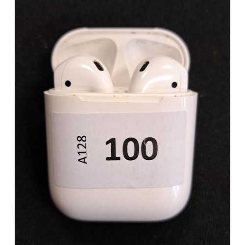 100 - PAIR OF APPLE AIRPODS 2ND GENERATION
in Lightning charging case