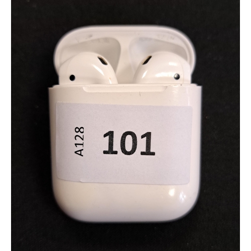 101 - PAIR OF APPLE AIRPODS 2ND GENERATION
in Lightning charging case