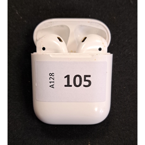 105 - PAIR OF APPLE AIRPODS 2ND GENERATION
in Lightning charging case